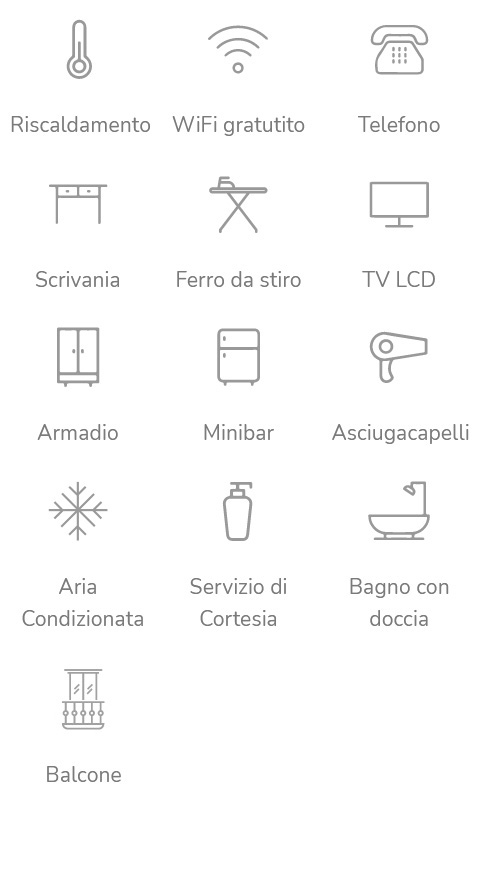 Servizi in stanza - Campo24Roma
