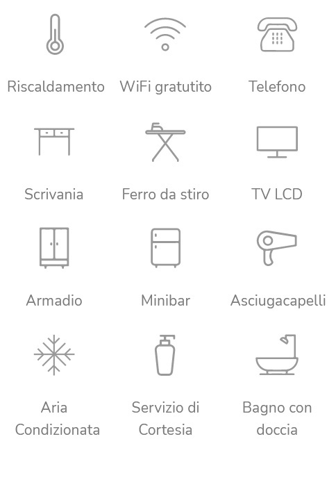 Servizi in stanza - Campo24Roma